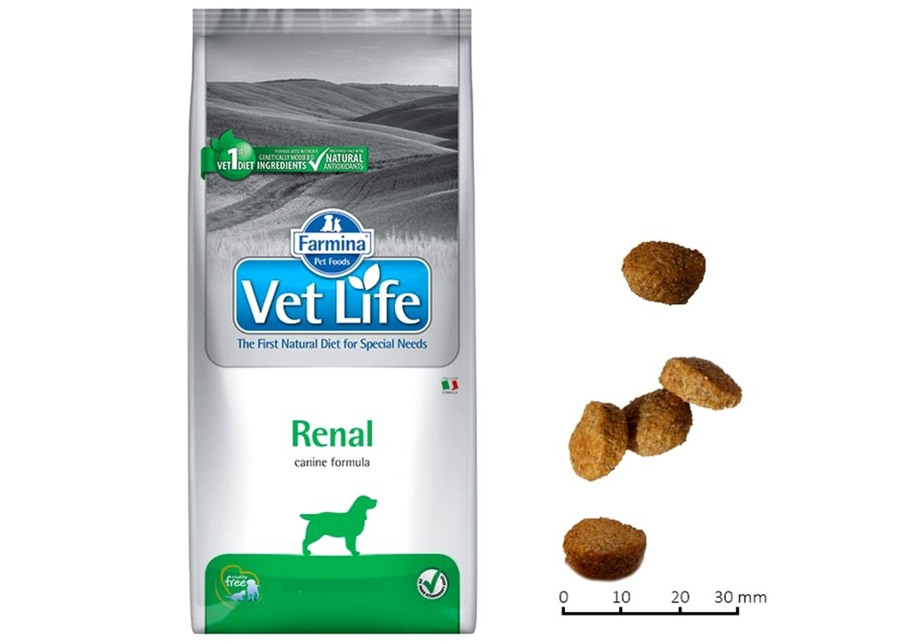Корм vet life renal. Корм Фармина Ренал для собак. Фармина Ветлайф Ренал для собак. Farmina vet Life Dog renal 2 кг. Vet Life корм renal для собак.